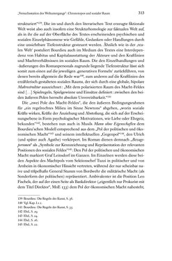 Image of the Page - 313 - in Kakanien als Gesellschaftskonstruktion - Robert Musils Sozioanalyse des 20. Jahrhunderts