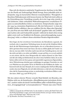 Image of the Page - 333 - in Kakanien als Gesellschaftskonstruktion - Robert Musils Sozioanalyse des 20. Jahrhunderts
