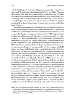 Image of the Page - 352 - in Kakanien als Gesellschaftskonstruktion - Robert Musils Sozioanalyse des 20. Jahrhunderts