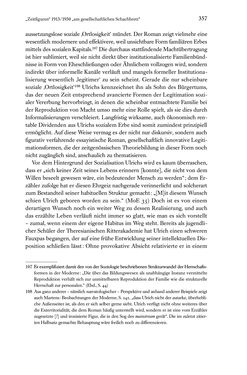 Bild der Seite - 357 - in Kakanien als Gesellschaftskonstruktion - Robert Musils Sozioanalyse des 20. Jahrhunderts