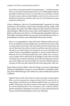 Image of the Page - 373 - in Kakanien als Gesellschaftskonstruktion - Robert Musils Sozioanalyse des 20. Jahrhunderts