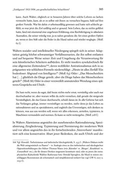 Image of the Page - 385 - in Kakanien als Gesellschaftskonstruktion - Robert Musils Sozioanalyse des 20. Jahrhunderts