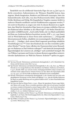 Image of the Page - 411 - in Kakanien als Gesellschaftskonstruktion - Robert Musils Sozioanalyse des 20. Jahrhunderts