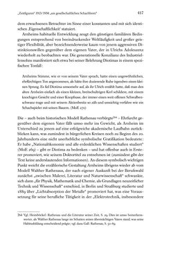 Image of the Page - 417 - in Kakanien als Gesellschaftskonstruktion - Robert Musils Sozioanalyse des 20. Jahrhunderts