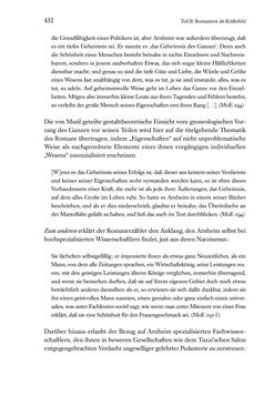 Image of the Page - 432 - in Kakanien als Gesellschaftskonstruktion - Robert Musils Sozioanalyse des 20. Jahrhunderts