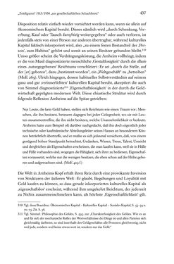 Bild der Seite - 437 - in Kakanien als Gesellschaftskonstruktion - Robert Musils Sozioanalyse des 20. Jahrhunderts