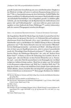 Image of the Page - 457 - in Kakanien als Gesellschaftskonstruktion - Robert Musils Sozioanalyse des 20. Jahrhunderts