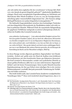 Image of the Page - 463 - in Kakanien als Gesellschaftskonstruktion - Robert Musils Sozioanalyse des 20. Jahrhunderts