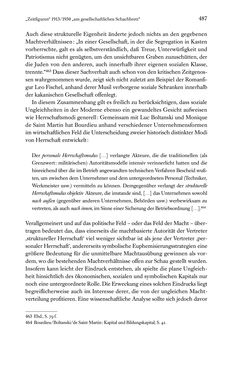 Image of the Page - 487 - in Kakanien als Gesellschaftskonstruktion - Robert Musils Sozioanalyse des 20. Jahrhunderts