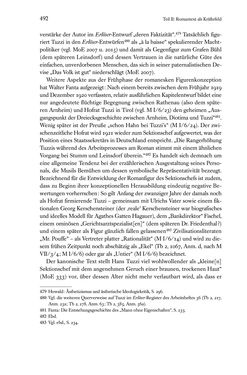 Image of the Page - 492 - in Kakanien als Gesellschaftskonstruktion - Robert Musils Sozioanalyse des 20. Jahrhunderts