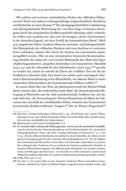 Image of the Page - 565 - in Kakanien als Gesellschaftskonstruktion - Robert Musils Sozioanalyse des 20. Jahrhunderts