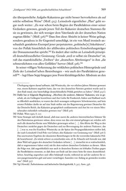 Image of the Page - 569 - in Kakanien als Gesellschaftskonstruktion - Robert Musils Sozioanalyse des 20. Jahrhunderts