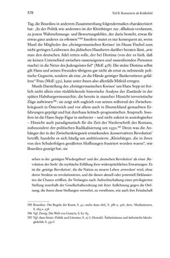 Image of the Page - 570 - in Kakanien als Gesellschaftskonstruktion - Robert Musils Sozioanalyse des 20. Jahrhunderts