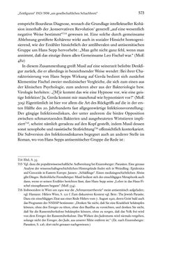 Image of the Page - 573 - in Kakanien als Gesellschaftskonstruktion - Robert Musils Sozioanalyse des 20. Jahrhunderts