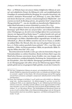 Image of the Page - 579 - in Kakanien als Gesellschaftskonstruktion - Robert Musils Sozioanalyse des 20. Jahrhunderts
