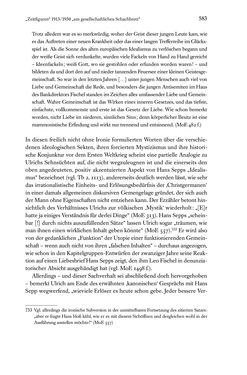 Bild der Seite - 583 - in Kakanien als Gesellschaftskonstruktion - Robert Musils Sozioanalyse des 20. Jahrhunderts