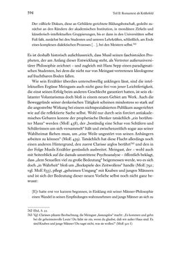 Image of the Page - 594 - in Kakanien als Gesellschaftskonstruktion - Robert Musils Sozioanalyse des 20. Jahrhunderts