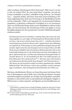 Bild der Seite - 631 - in Kakanien als Gesellschaftskonstruktion - Robert Musils Sozioanalyse des 20. Jahrhunderts