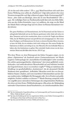 Image of the Page - 633 - in Kakanien als Gesellschaftskonstruktion - Robert Musils Sozioanalyse des 20. Jahrhunderts