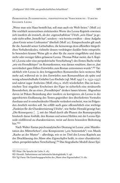 Image of the Page - 649 - in Kakanien als Gesellschaftskonstruktion - Robert Musils Sozioanalyse des 20. Jahrhunderts