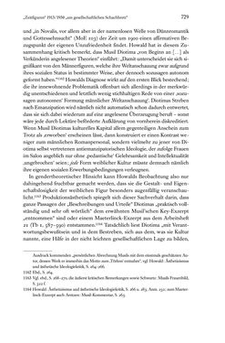 Image of the Page - 729 - in Kakanien als Gesellschaftskonstruktion - Robert Musils Sozioanalyse des 20. Jahrhunderts