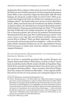 Bild der Seite - 799 - in Kakanien als Gesellschaftskonstruktion - Robert Musils Sozioanalyse des 20. Jahrhunderts