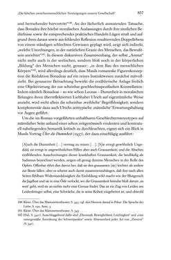 Image of the Page - 837 - in Kakanien als Gesellschaftskonstruktion - Robert Musils Sozioanalyse des 20. Jahrhunderts