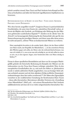 Image of the Page - 1005 - in Kakanien als Gesellschaftskonstruktion - Robert Musils Sozioanalyse des 20. Jahrhunderts