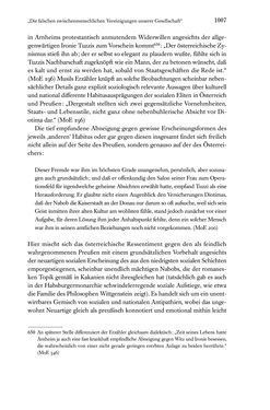 Bild der Seite - 1007 - in Kakanien als Gesellschaftskonstruktion - Robert Musils Sozioanalyse des 20. Jahrhunderts