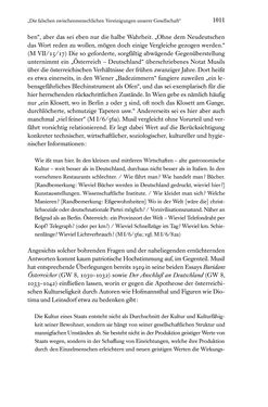 Image of the Page - 1011 - in Kakanien als Gesellschaftskonstruktion - Robert Musils Sozioanalyse des 20. Jahrhunderts