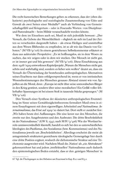 Image of the Page - 1121 - in Kakanien als Gesellschaftskonstruktion - Robert Musils Sozioanalyse des 20. Jahrhunderts