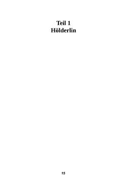 Image of the Page - 15 - in Der Kampf mit dem Dämon - Hölderlin · Kleist · Nietzsche