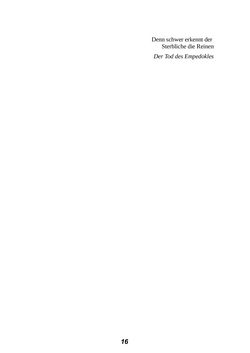 Image of the Page - 16 - in Der Kampf mit dem Dämon - Hölderlin · Kleist · Nietzsche