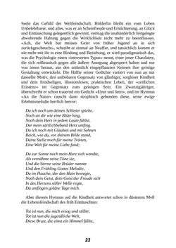 Image of the Page - 23 - in Der Kampf mit dem Dämon - Hölderlin · Kleist · Nietzsche