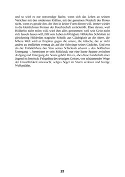 Image of the Page - 25 - in Der Kampf mit dem Dämon - Hölderlin · Kleist · Nietzsche