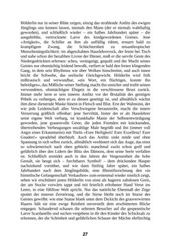 Image of the Page - 27 - in Der Kampf mit dem Dämon - Hölderlin · Kleist · Nietzsche
