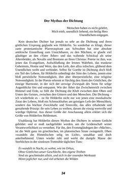 Image of the Page - 34 - in Der Kampf mit dem Dämon - Hölderlin · Kleist · Nietzsche