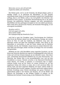 Image of the Page - 38 - in Der Kampf mit dem Dämon - Hölderlin · Kleist · Nietzsche