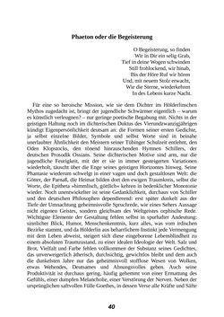 Image of the Page - 40 - in Der Kampf mit dem Dämon - Hölderlin · Kleist · Nietzsche