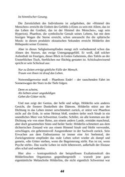 Image of the Page - 44 - in Der Kampf mit dem Dämon - Hölderlin · Kleist · Nietzsche