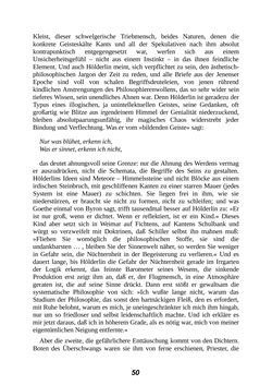 Image of the Page - 50 - in Der Kampf mit dem Dämon - Hölderlin · Kleist · Nietzsche