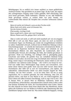 Image of the Page - 59 - in Der Kampf mit dem Dämon - Hölderlin · Kleist · Nietzsche