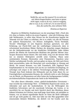 Bild der Seite - 63 - in Der Kampf mit dem Dämon - Hölderlin · Kleist · Nietzsche