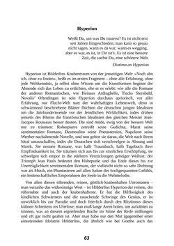 Image of the Page - 63 - in Der Kampf mit dem Dämon - Hölderlin · Kleist · Nietzsche