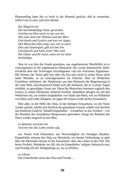 Image of the Page - 70 - in Der Kampf mit dem Dämon - Hölderlin · Kleist · Nietzsche