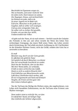 Image of the Page - 71 - in Der Kampf mit dem Dämon - Hölderlin · Kleist · Nietzsche