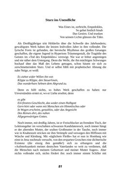 Image of the Page - 81 - in Der Kampf mit dem Dämon - Hölderlin · Kleist · Nietzsche