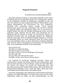 Image of the Page - 87 - in Der Kampf mit dem Dämon - Hölderlin · Kleist · Nietzsche