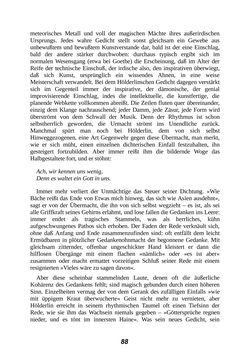 Image of the Page - 88 - in Der Kampf mit dem Dämon - Hölderlin · Kleist · Nietzsche