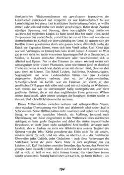 Image of the Page - 104 - in Der Kampf mit dem Dämon - Hölderlin · Kleist · Nietzsche